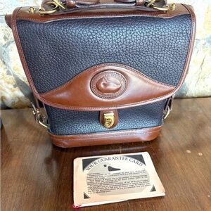 Vintage Chocolate Brown Leather Bag